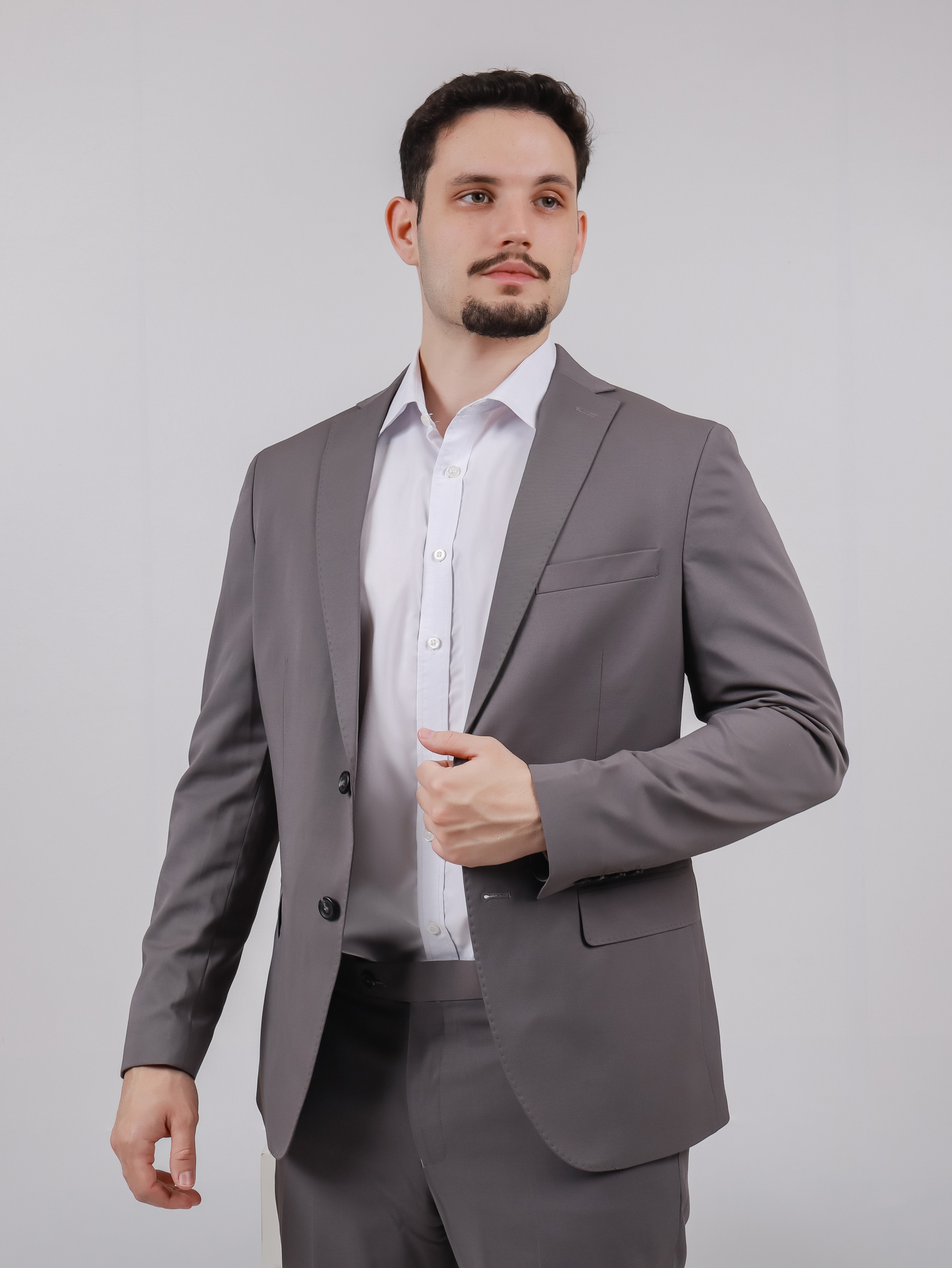 Terno cinza premium masculino Cascavel