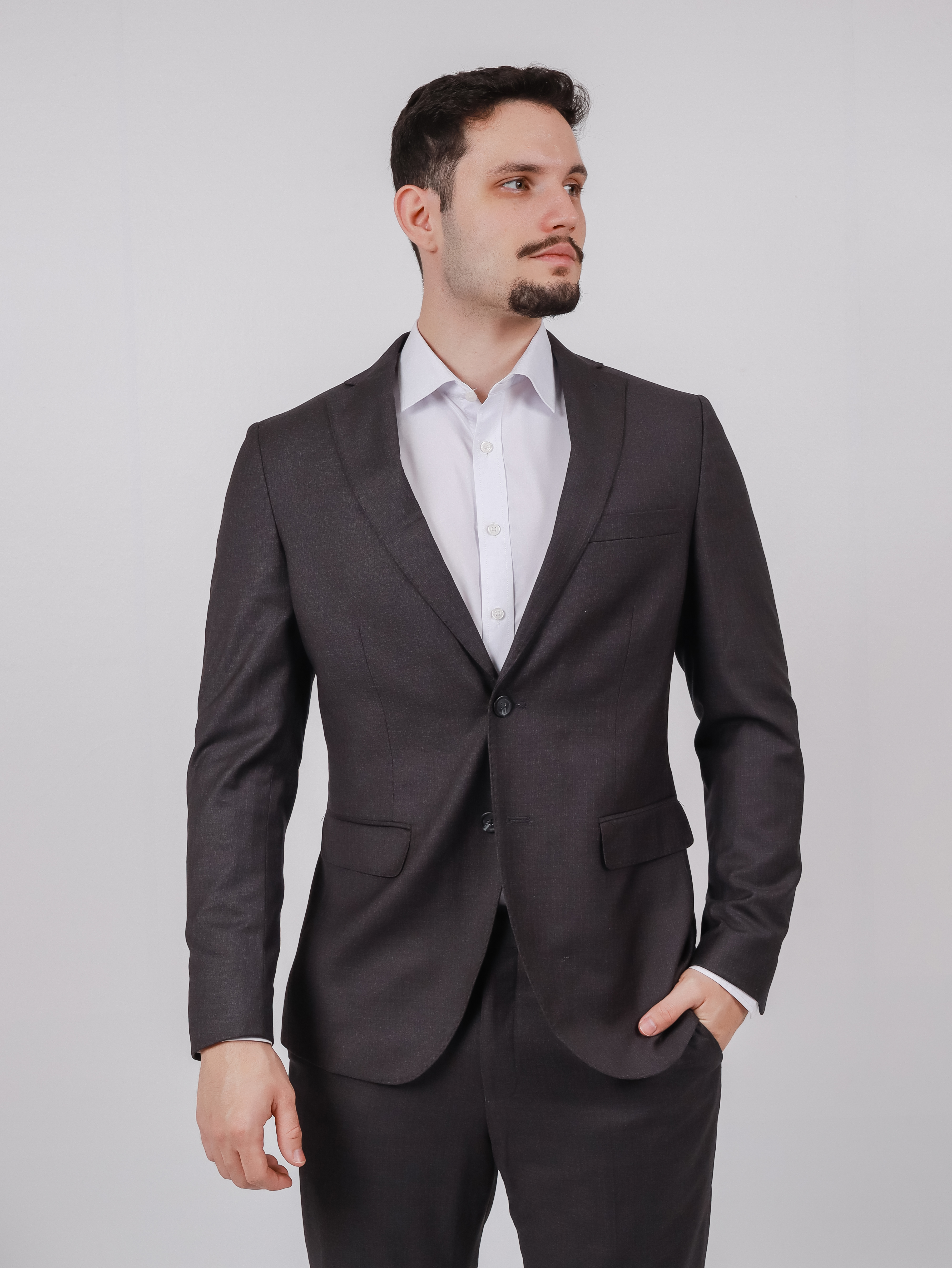 Terno grafite slim masculino Cascavel
